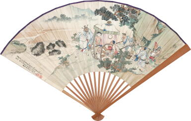 View full screen - View 1 of Lot 2595. 徐操 鍾馗嫁妹 | Xu Cao, The Wedding of Zhong Kui's Sister.