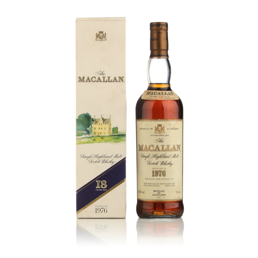View full screen - View 1 of Lot 24. The Macallan 18 Year Old 43.0 abv 1976 (1 BT 70cl).