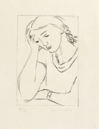 View full screen - View 1 of Lot 102. HENRI MATISSE | LASSITUDE (D. 451).
