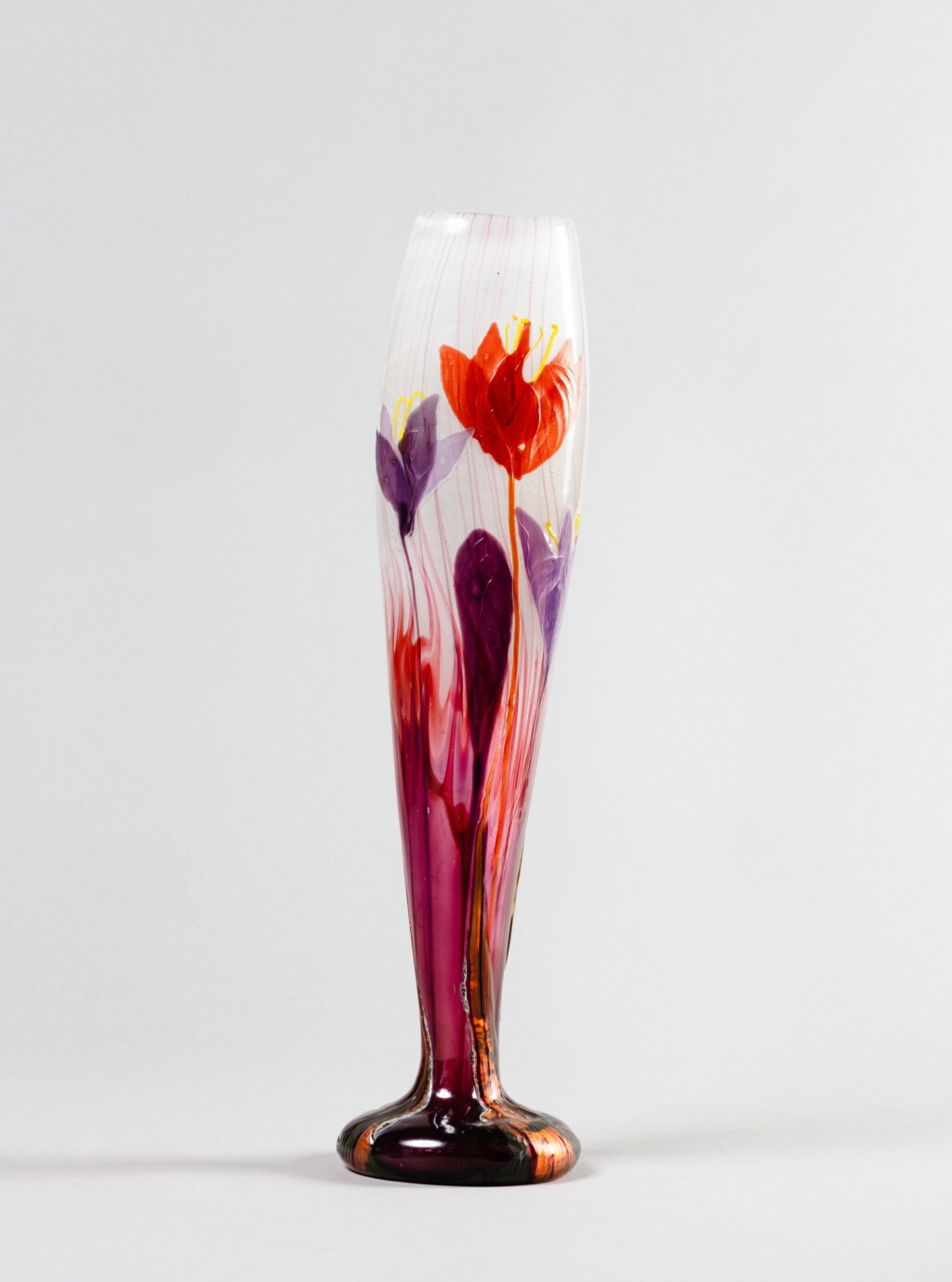 View full screen - View 1 of Lot 711. Les Veilleuses or Colchiques vase, circa 1897-1898.