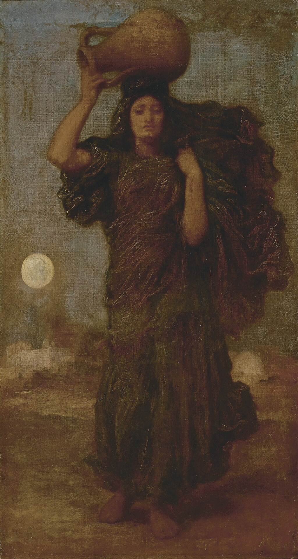 View full screen - View 1 of Lot 206. FREDERIC, LORD LEIGHTON, P.R.A. | A NILE WOMAN.