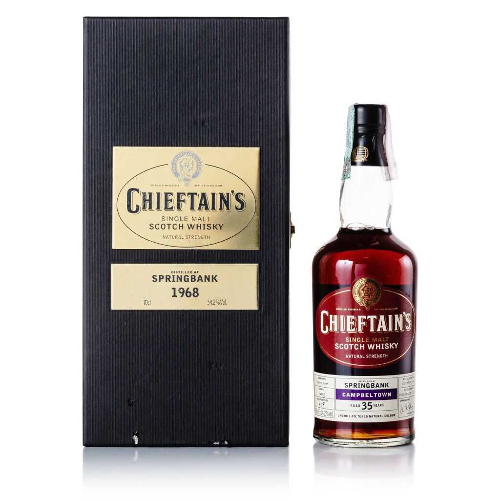 View full screen - View 1 of Lot 266. Springbank Ian MacLeod Chieftain's 35 Year Old 54.2 abv 1968 (1 BT 70cl).