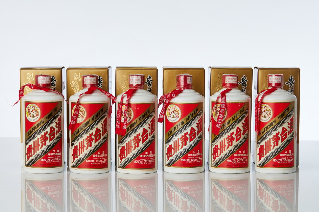 View full screen - View 1 of Lot 7710. 1998年產飛天牌貴州茅台酒 Kweichow Flying Fairy Moutai 1998 (6 BT50).