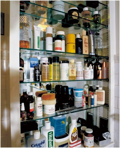 View full screen - View 1 of Lot 67. DAVID GAMBLE | 'ANDY WARHOL'S MEDICINE CABINET', EAST 66TH STREET, NYC, 1987.