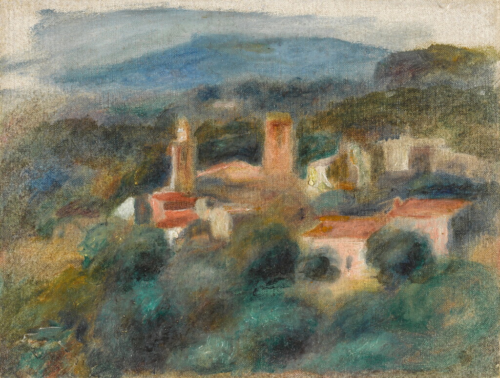 View full screen - View 1 of Lot 173. Vue de Grasse.