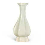 A Qingbai facetted vase, Yuan dynasty | 元 青白釉八棱瓶