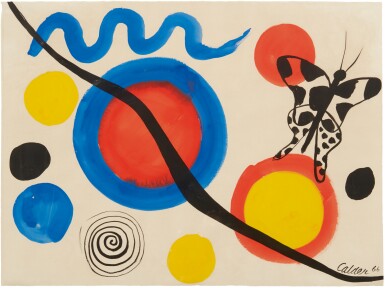 View full screen - View 1 of Lot 48. ALEXANDER CALDER | SPOTTED BUTTERFLY.