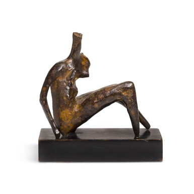 View full screen - View 1 of Lot 368. Maquette for Seated Torso.