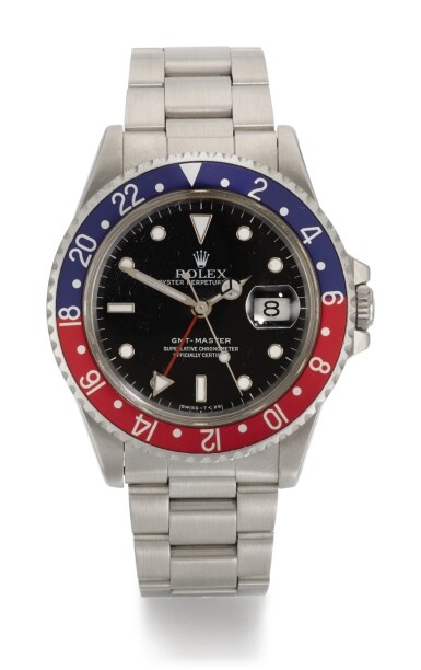 View full screen - View 1 of Lot 1. ROLEX | GMT-MASTER, REFERENCE 16700, STAINLESS STEEL DUAL-TIME WRISTWATCH WITH DATE AND BRACELET, CIRCA 1991.