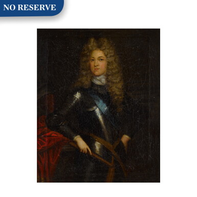 View full screen - View 1 of Lot 110. Portrait of a Gentleman, possibly John Churchill, First Duke of Marlborough (1650-1722).