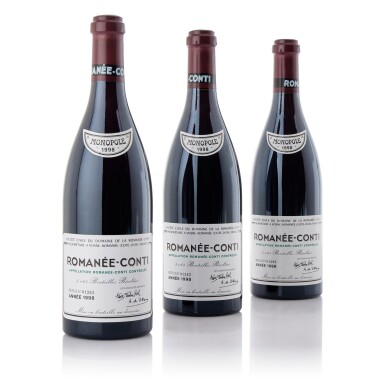 View full screen - View 1 of Lot 2801. Romanée Conti 1998 Domaine de la Romanée-Conti (3 BT).