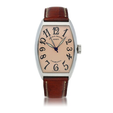 View full screen - View 1 of Lot 907. CASABLANCA, REF 5850 STAINLESS STEEL WRISTWATCH CIRCA 2002 .