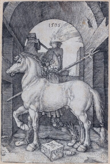 View full screen - View 1 of Lot 3. The Small Horse (B. 96; M., Holl. 93).
