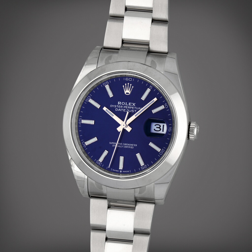 View full screen - View 1 of Lot 306. Datejust, Reference 126300 | A stainless steel wristwatch with date and bracelet | Circa 2021.