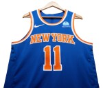 Jalen Brunson New York Knicks 2023-2024 Game Worn Icon Edition Jersey