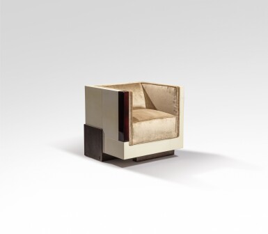View full screen - View 1 of Lot 124. Fauteuil Cubique .
