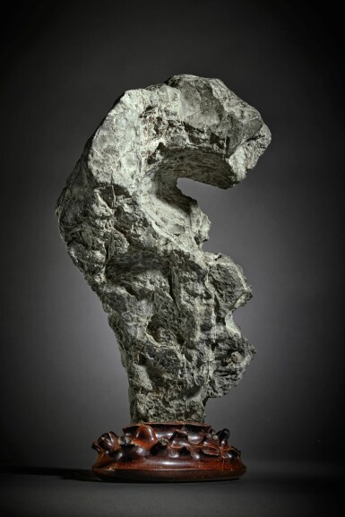 View full screen - View 1 of Lot 198. A 'lingbi' scholar's rock, Qing dynasty, 18th century.