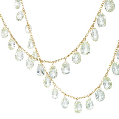 View full screen - View 1 of Lot 202. Diamond necklace.