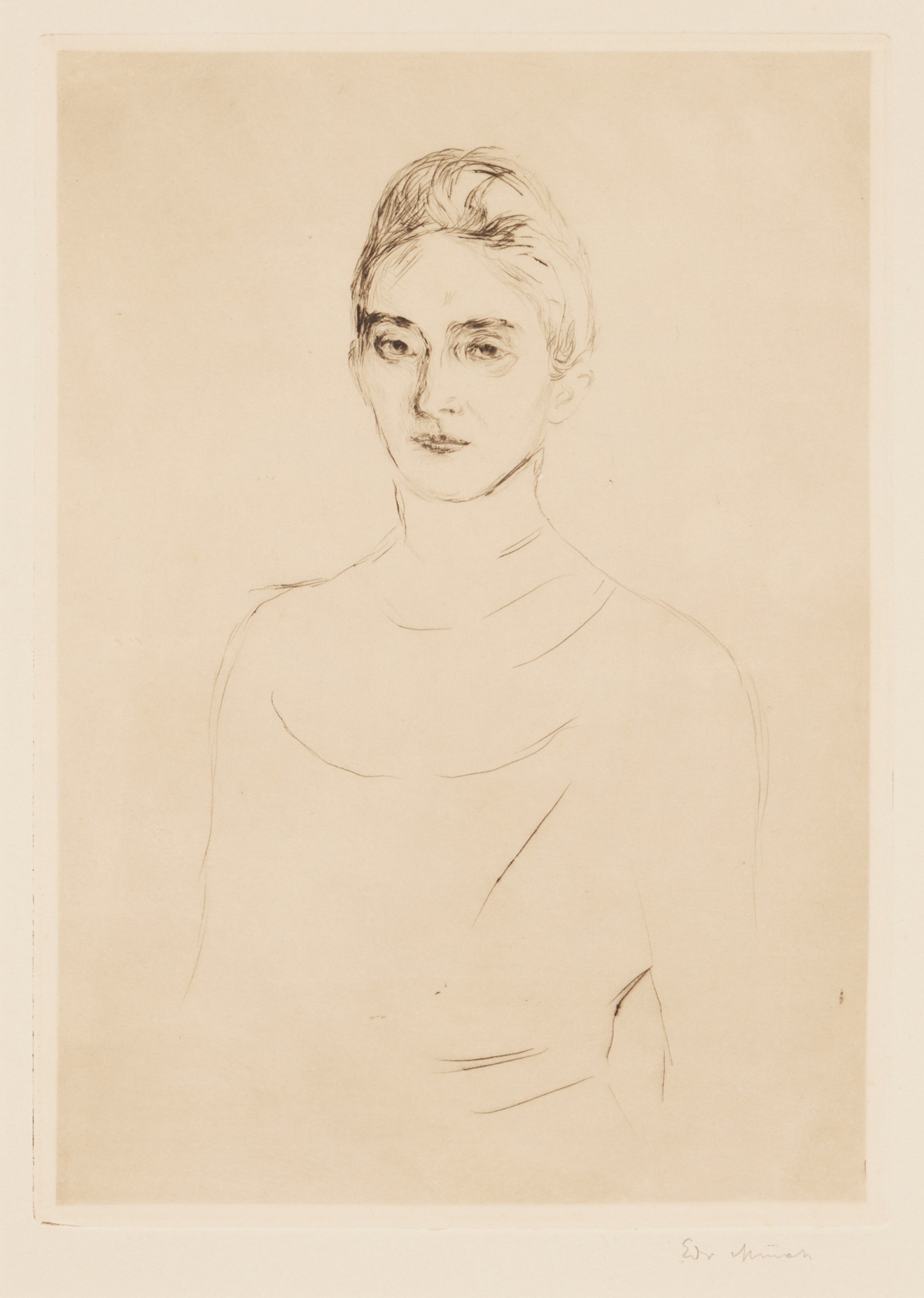 Mrs. Linde Mrs. Marie Linde (not in Schiefler; Woll 225) | Prints & Multiples ...