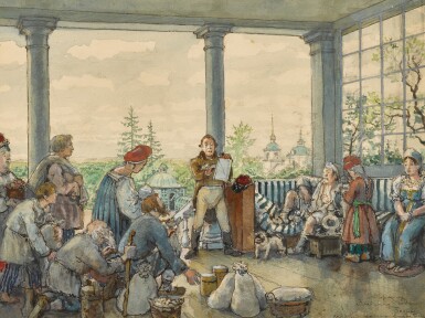 View full screen - View 1 of Lot 129. A Landlord's Morning.