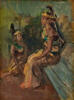 Isaac Israels 艾薩克·伊斯瑞奧斯 | Two Javanese dancers 兩位爪哇舞者