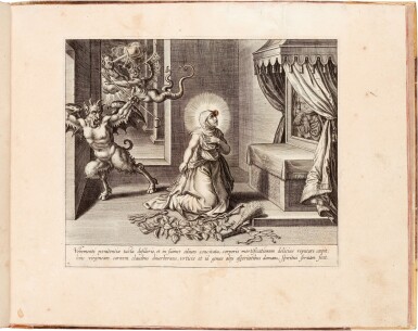 View full screen - View 1 of Lot 169. Vita B. virginis Teresiae, Antwerp, 1613, vellum-backed boards.