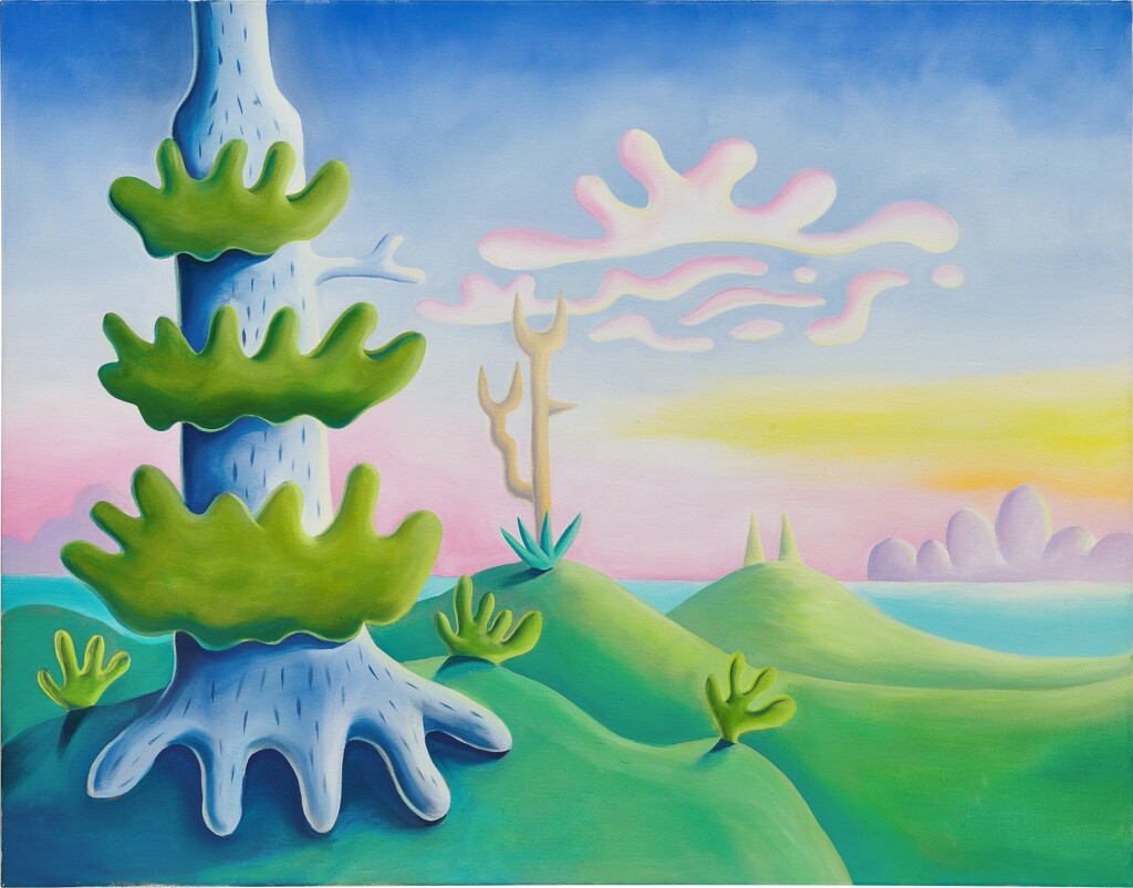 View full screen - View 1 of Lot 1101. Blue Speckled Tree and Spiked Tree | 藍色斑點樹和尖刺樹.