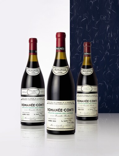 View full screen - View 1 of Lot 5126. Romanée Conti 1988 Domaine de la Romanée-Conti (3 BT).