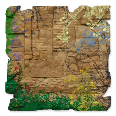 View full screen - View 1 of Lot 9. Ruin and Beauty (Passage from Deena Metzger, “Ruin and Beauty The End”, Ruin and Beauty: New and Selected Poems, 2009, p. 293), Local Plant Studies, 2023.