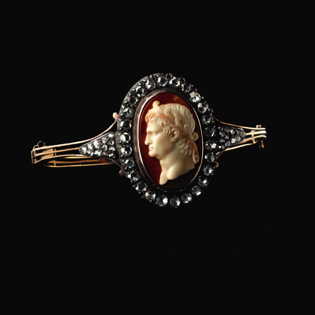 View full screen - View 1 of Lot 56. PROBABLY ITALIAN, LATE 18TH CENTURY | CAMEO WITH MARCUS VIPSANIUS AGRIPPA (64/62BC - 12 BC).