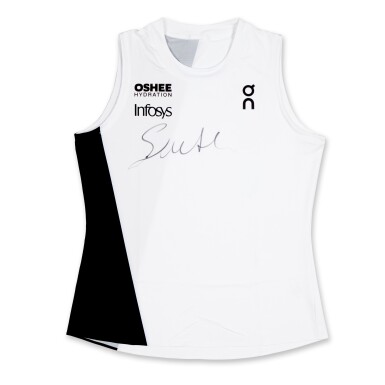 View full screen - View 1 of Lot 50. Iga Świątek 2025 US Open Match Issued & Signed ON Outfit.