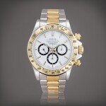 Daytona, reference 16523 Montre bracelet chronographe en acier et or jaune | Stainless steel and yellow gold chronograph wristwatch with bracelet Vers 1992 | Circa 1992
