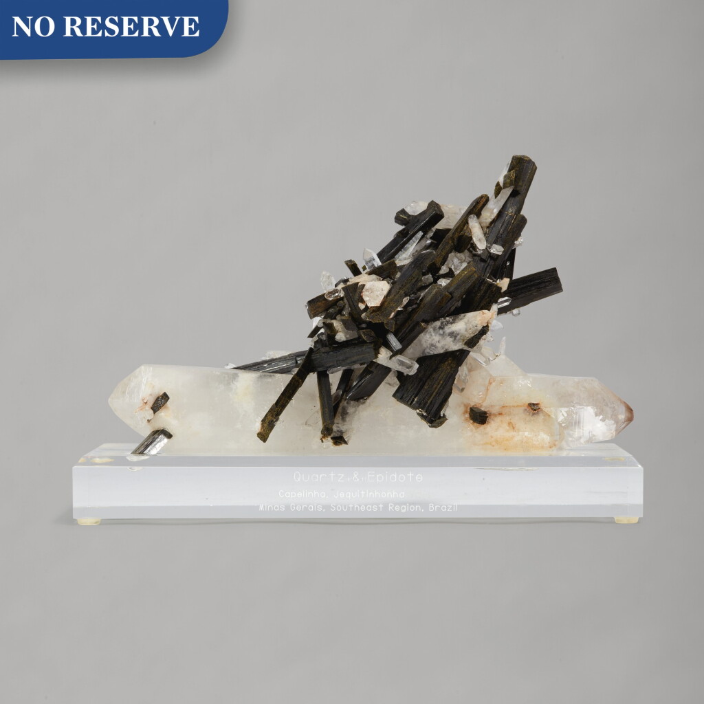 View full screen - View 1 of Lot 270. Quartz and Epidote.