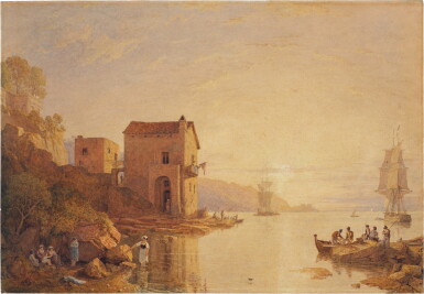 View full screen - View 1 of Lot 186. A fisherman’s house, Sorrento, Bay of Naples.