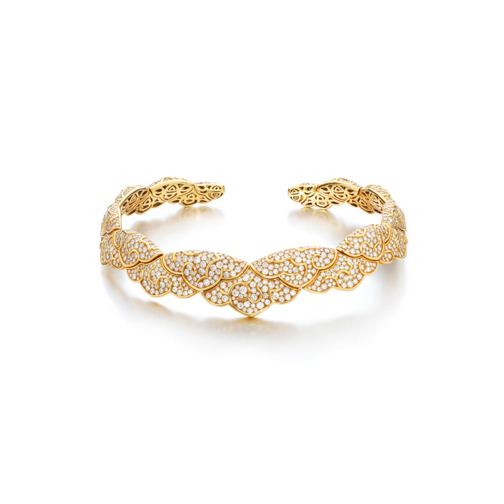 View full screen - View 1 of Lot 1189. Diamond choker, 'Esclave', circa 1984.