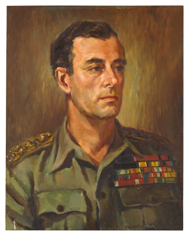 View full screen - View 1 of Lot 281. Potrait of Lord Louis, Earl Mountbatten of Burma (1900-1979).