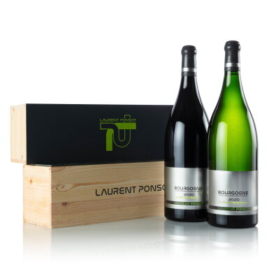View full screen - View 1 of Lot 158. Bourgogne, Cuvée des Peupliers & Cuvée du Perce-Neige 2020 Laurent Ponsot (2 JM30).