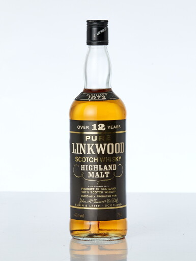 View full screen - View 1 of Lot 7619. Linkwood 12 Year Old 40.0 abv 1972 (1 BT).