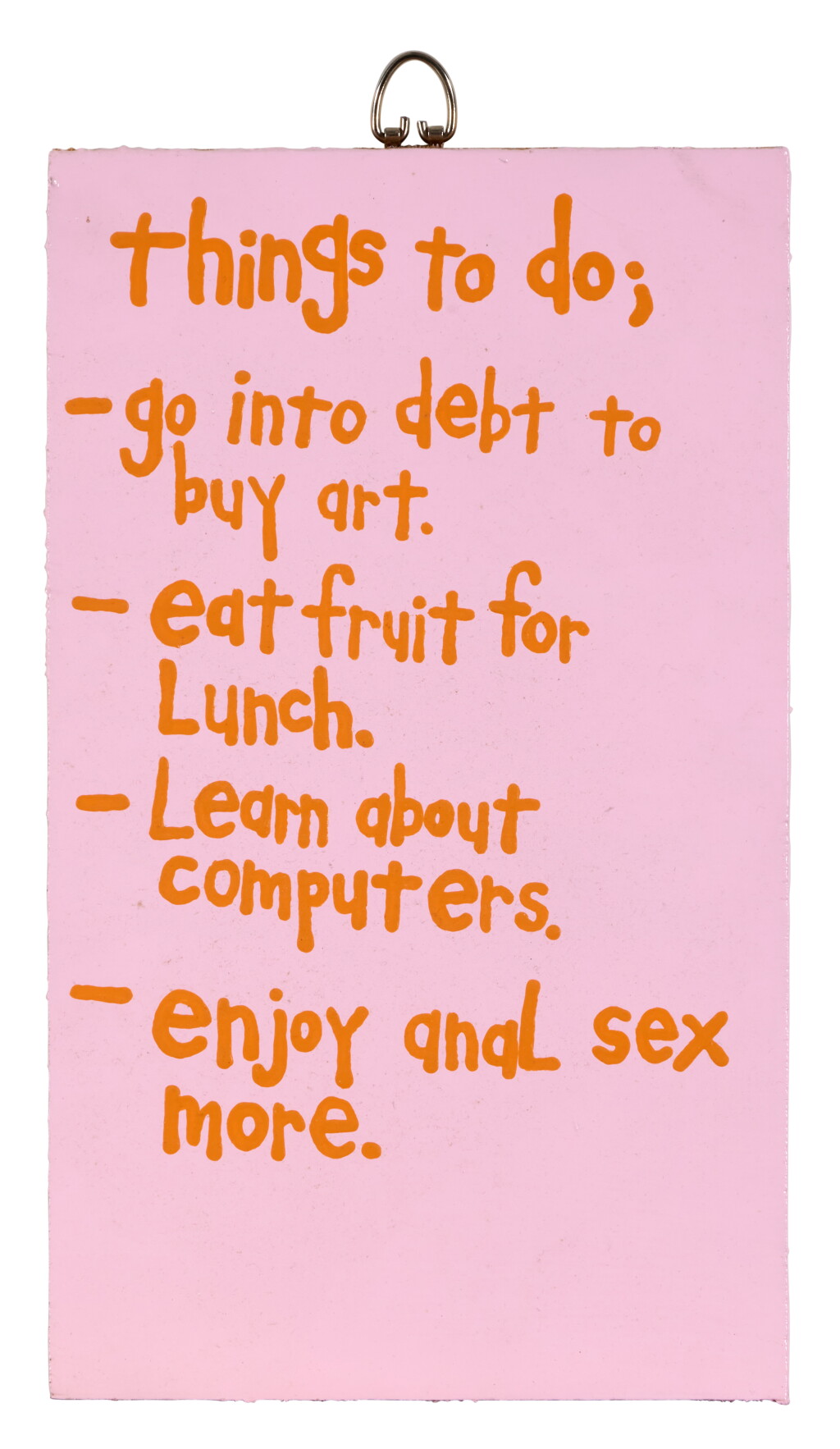 View full screen - View 1 of Lot 66. Things To Do: Art, Fruit, Computers, Anal Sex.