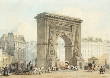 View full screen - View 1 of Lot 1410. La Porte Saint-Denis, Paris.