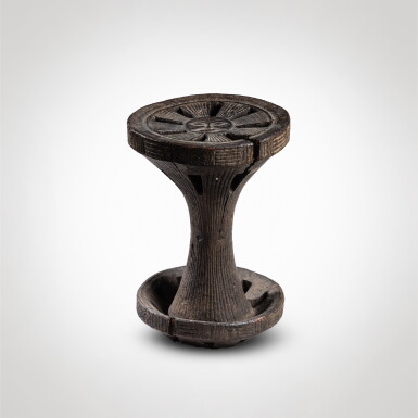 View full screen - View 1 of Lot 191. Kuba Seat, Democratic Republic of the Congo.