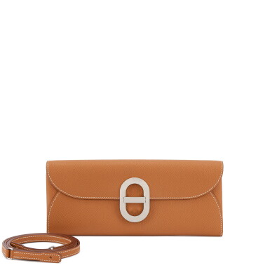 View full screen - View 1 of Lot 668. Gold Epsom Maillon-To-Go Wallet Palladium Hardware, 2023.