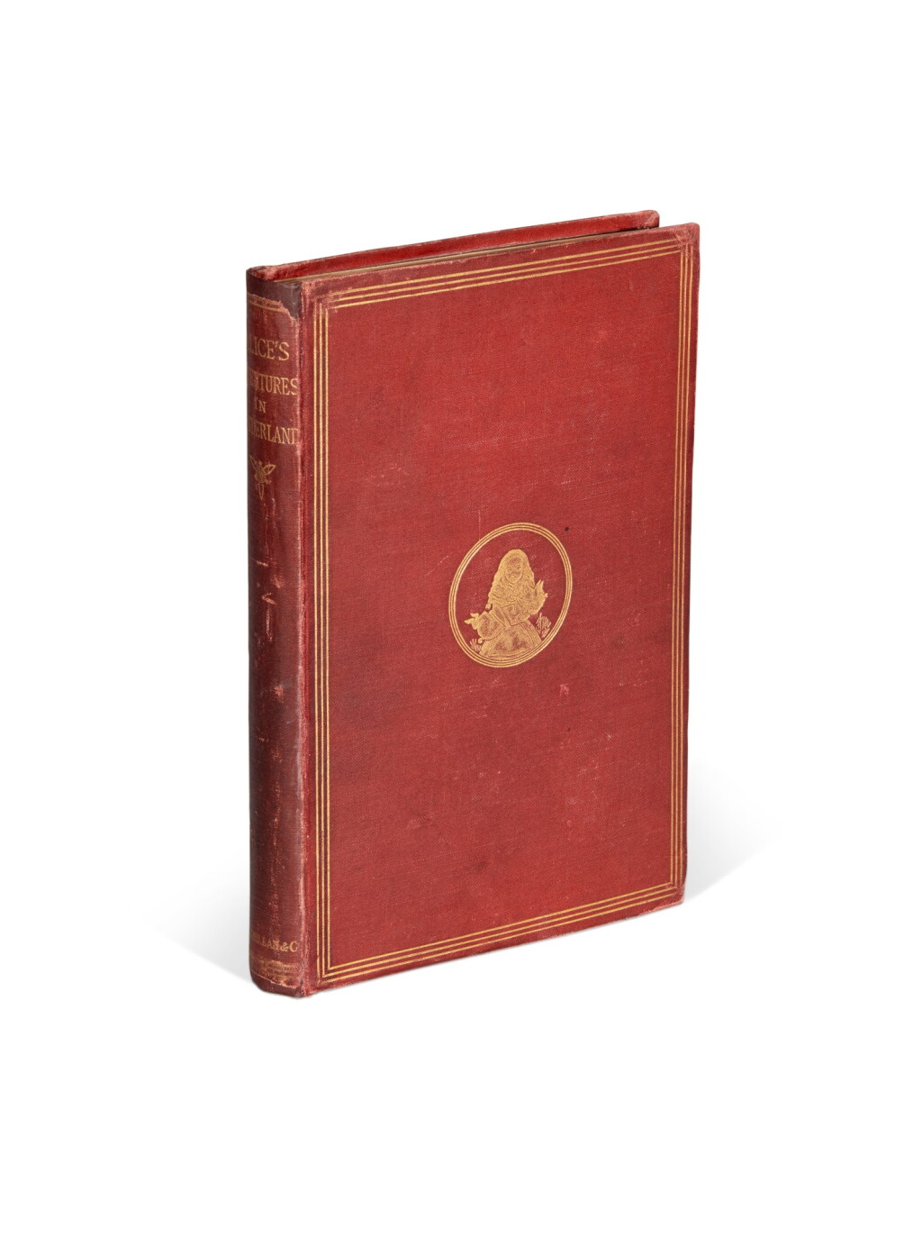 View full screen - View 1 of Lot 132. Lewis Carroll | Alice's Adventures in Wonderland, 1866, second (first published) edition, original pictorial cloth gilt.