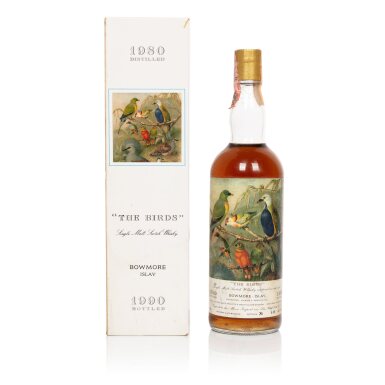 View full screen - View 1 of Lot 88. Bowmore Moon Import The Birds Series II 43.0 abv 1980 (1 BT75).