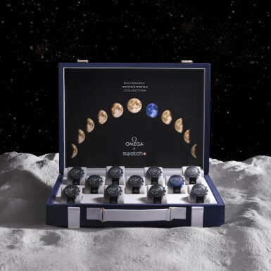 View full screen - View 1 of Lot 7. OMEGA x Swatch 'Singapore Edition' .