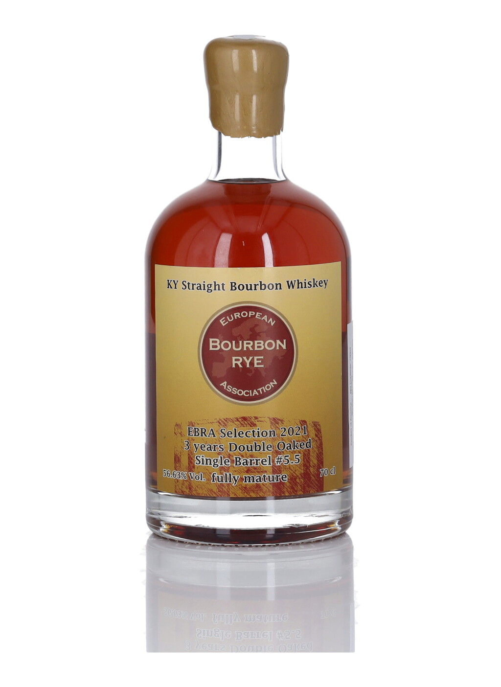 View full screen - View 1 of Lot 154. EBRA Selection #5.5 Straight Bourbon 113.26 Proof NV (1 BT 70cl).