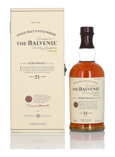 View full screen - View 1 of Lot 49. The Balvenie 21 Year Old Port Wood 43.0 abv NV (1 Bottle 75cl).