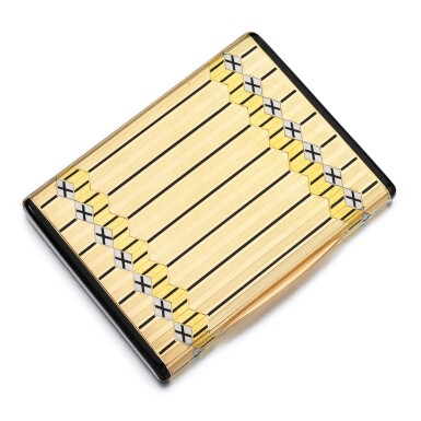 View full screen - View 1 of Lot 30. ALFRED LANGLOIS | ENAMEL CIGARETTE CASE.