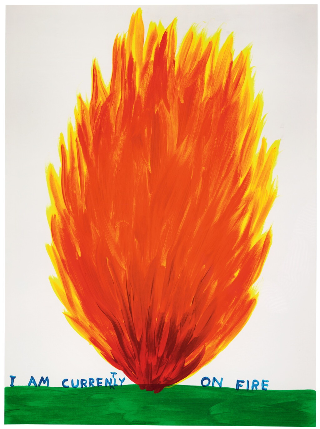 View full screen - View 1 of Lot 5. DAVID SHRIGLEY | I AM CURRENTLY ON FIRE.
