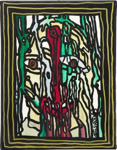 View full screen - View 1 of Lot 74. Rouge et vert ça coule de "travers"!.